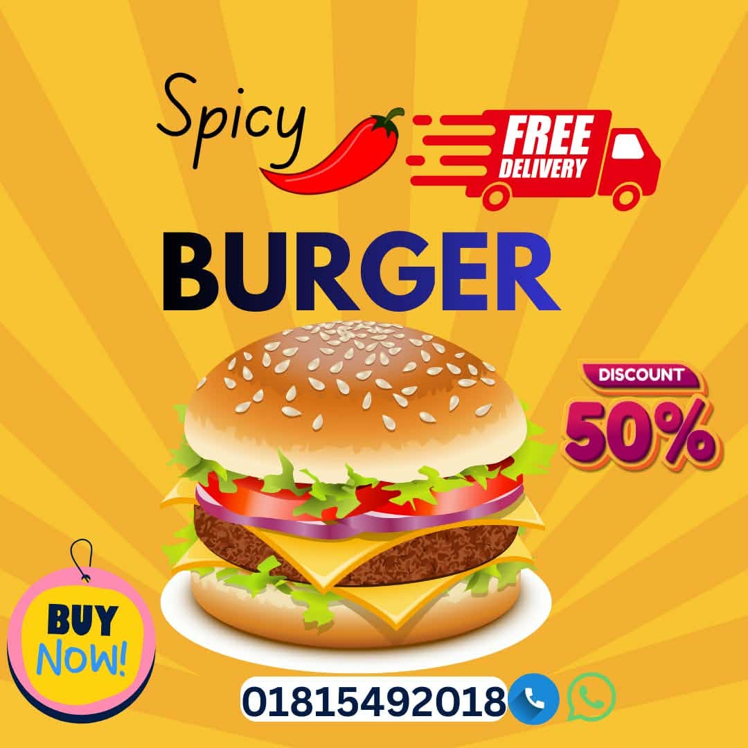 Spicy Burger Menu Post