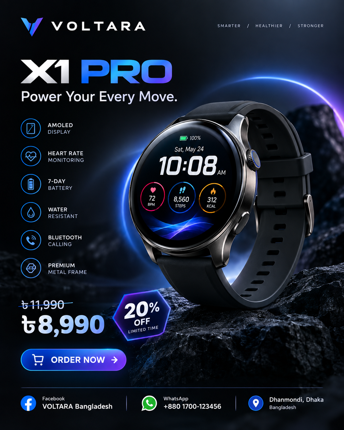 Smartwatch Cinematic Advertisement